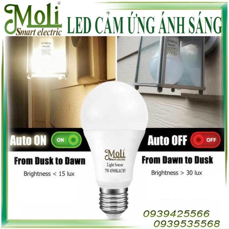 ĐÈN LED CẢM ỨNG ÁNH SÁNG MOLI - NGÀY TỰ ĐỘNG TẮT VÀ ĐÊM TỰ ĐỘNG BẬT