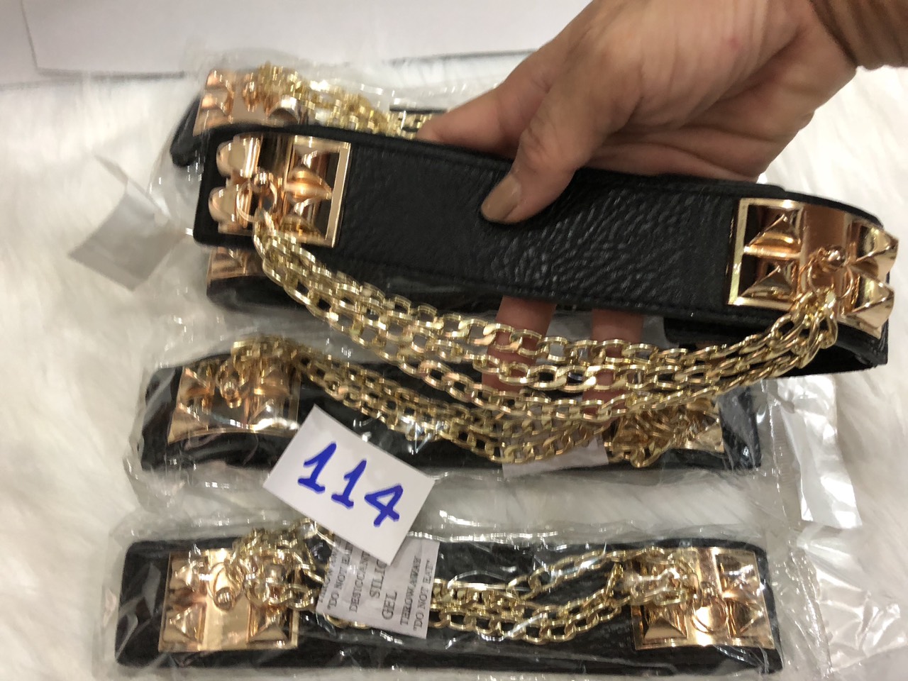 Thắt lưng bản 4cm. Kèm 3 dây thả
