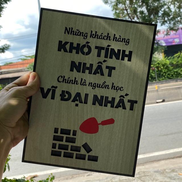 Tranh Treo Tường Gỗ TBIG051 decor quán cà phê