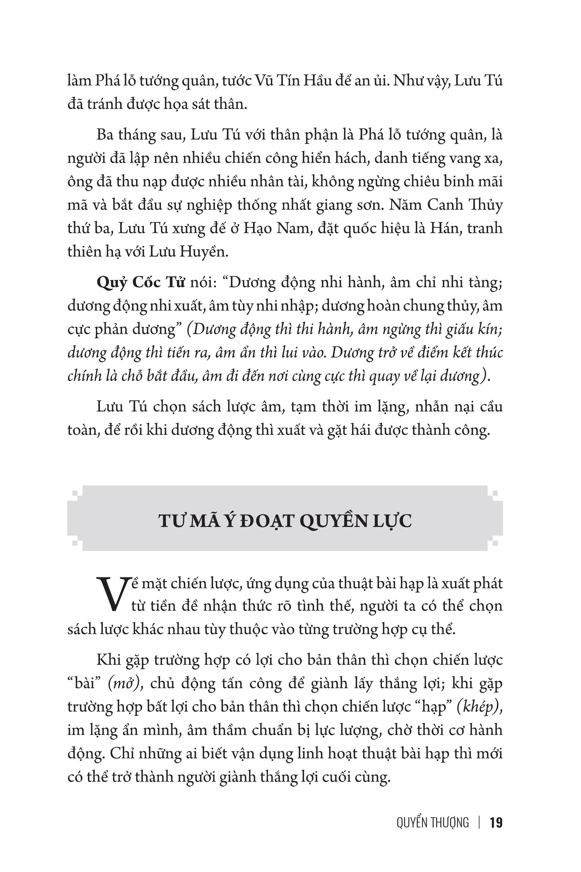 Mưu Lược Trung Hoa - Phần 1. MƯU LƯỢC QUỶ CỐC TỬ (Bìa cứng)