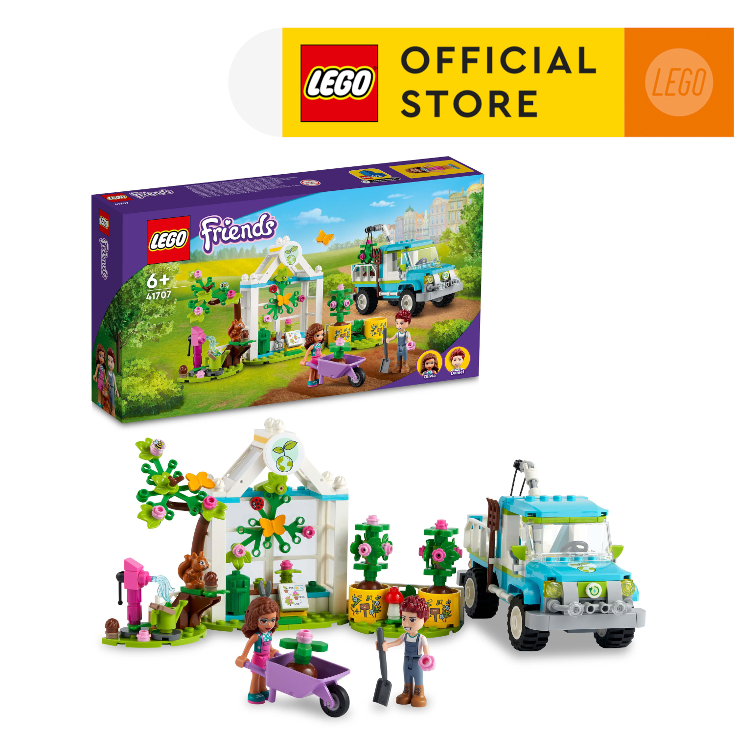 LEGO Friends 41707 Xe trồng cây xanh di động