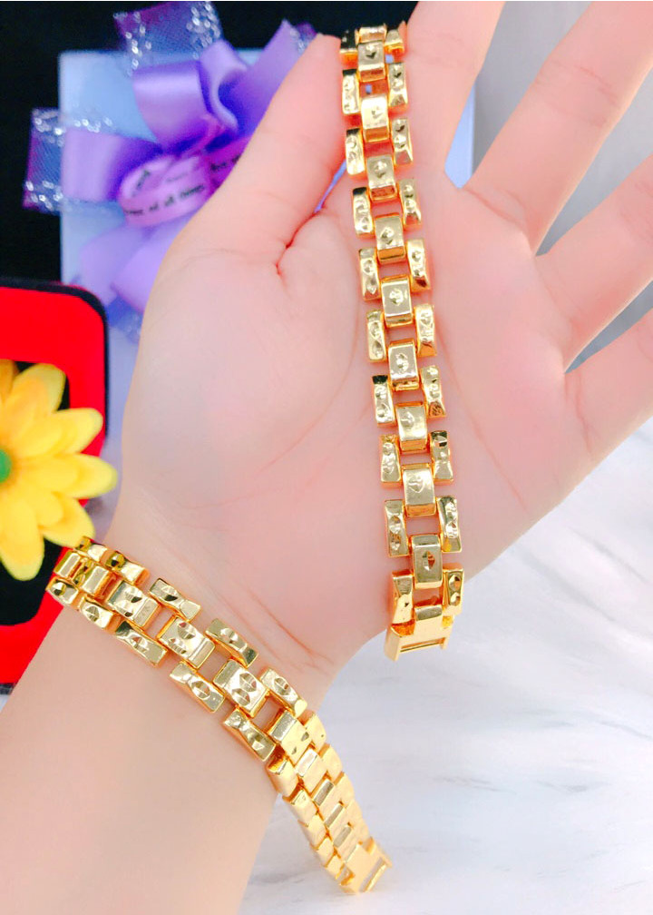 Lắc Tay Nam Mắt Xích Mẫu 093.03.01 - Đi Chơi, Đi Tiệc Rất Đẹp - Tặng Kèm Hộp Trang Sức