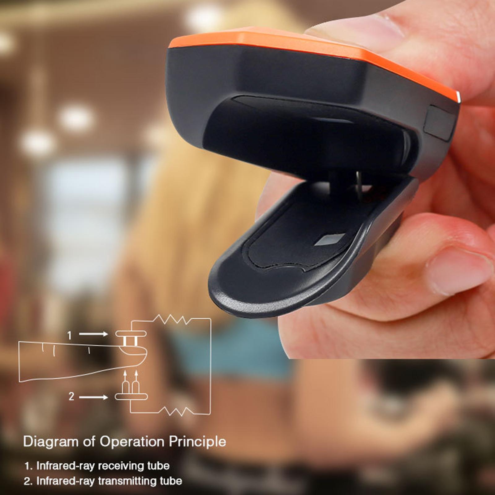 Digital Fingertip Pulse Oximeter One Key Start Mini for Outdoor Sports