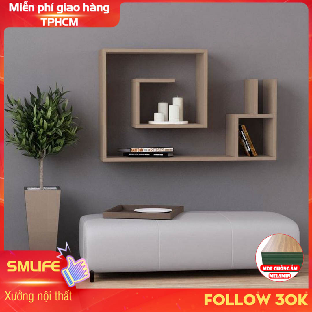 Bàn trà gỗ hiện đại SMLIFE Clive | Gỗ MDF dày 17mm chống ẩm | D110xR50xC45cm