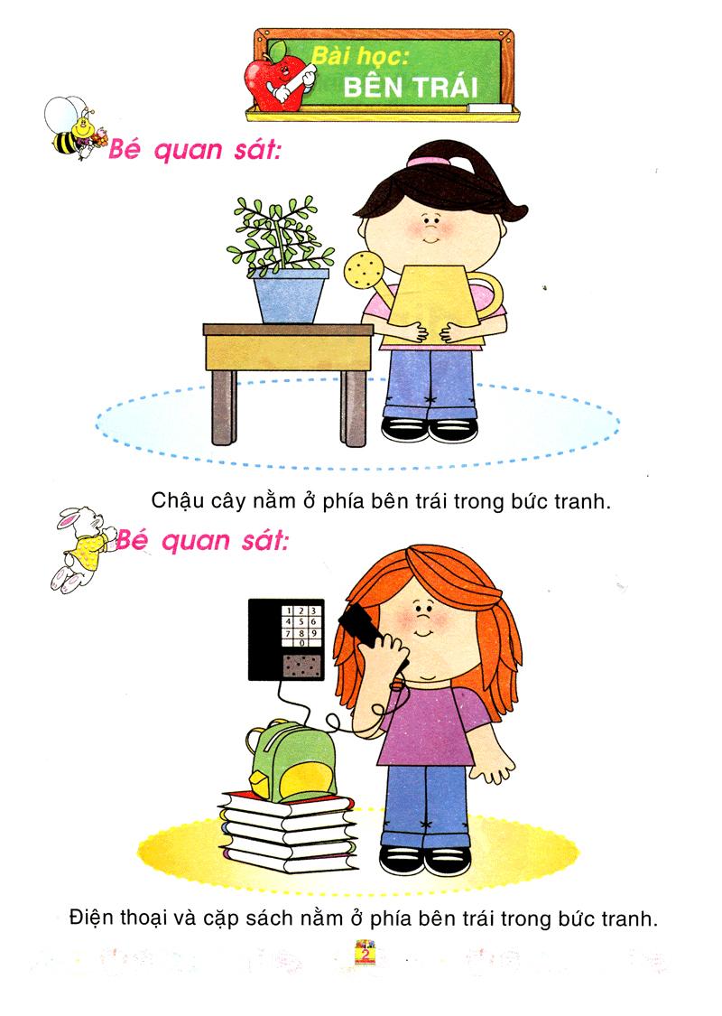 Sách Bé Làm Quen Với Môn Toán - Xác Định Vị Trí