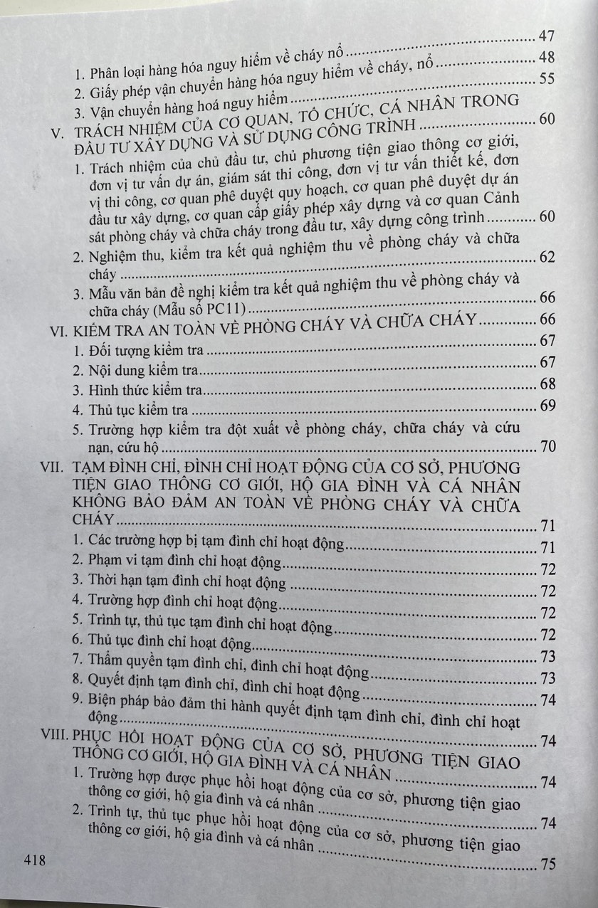 Quy chuẩn kỹ thuật quốc gia về an toàn cháy cho nhà và công trình