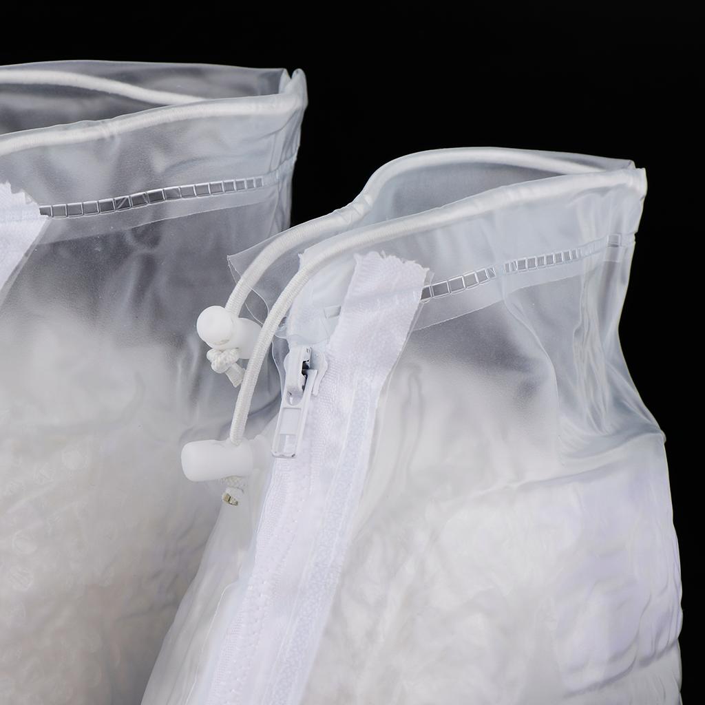 1 Pair Waterproof Rain Boot Cover Reusable Slip Resistant Shoe Covers S