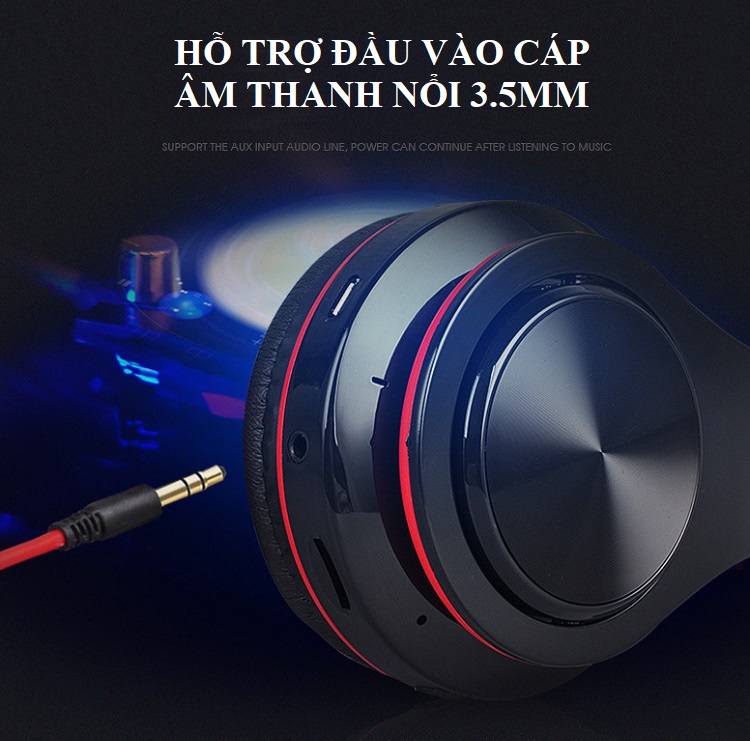 Tai Nghe Bluetooth Không Dây  HUQU HQ-B7 Chất Lượng Âm Thanh Tuyệt Hảo -Hàng Chính Hãng