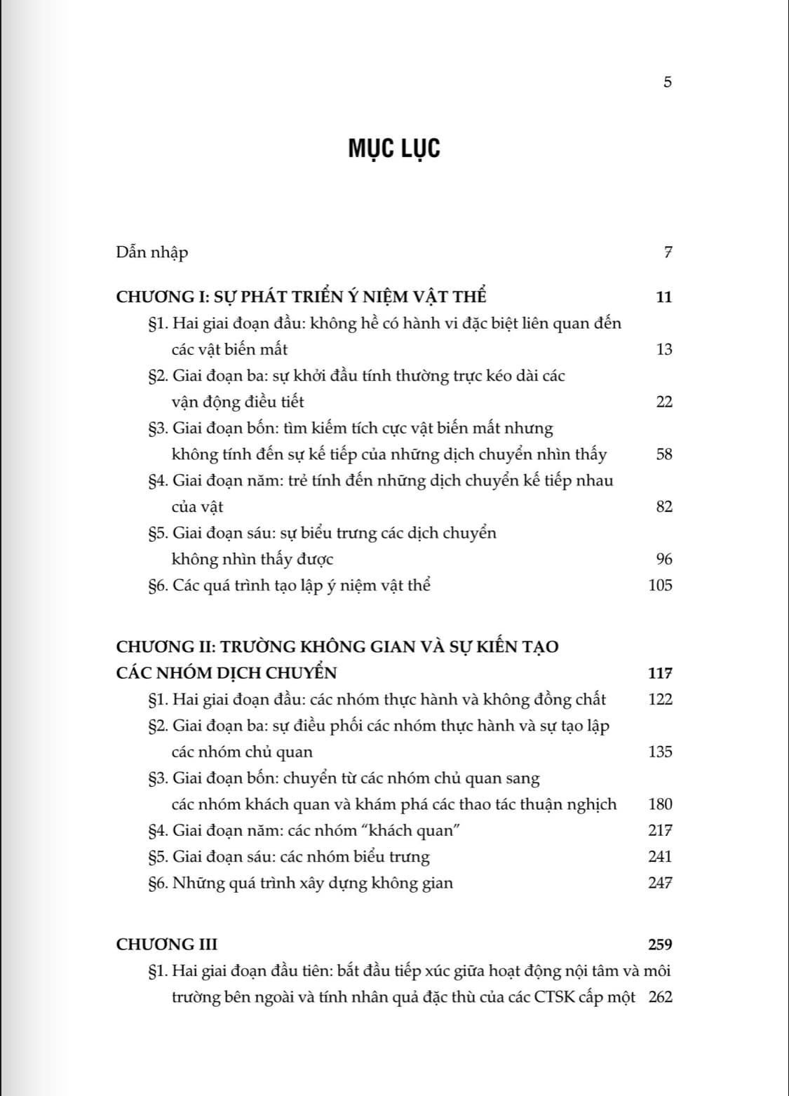 Sự xây dựng cái thực ở trẻ - Jean Piaget - Casa Sunshine