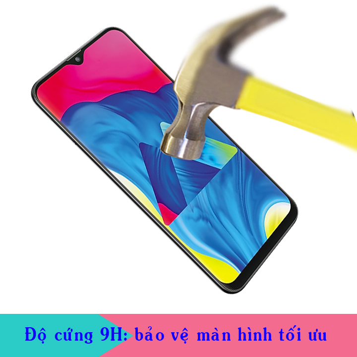 Kính Cường Lực cho Samsung Galaxy A10 - Full màn hình - Màu Đen - Hàng Chính Hãng