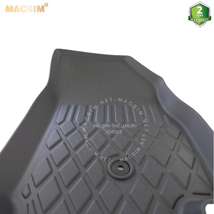 Thảm lót sàn xe ô tô VinFast Fadil Nhãn hiệu Macsim chất liệu nhựa TPE cao cấp màu đen