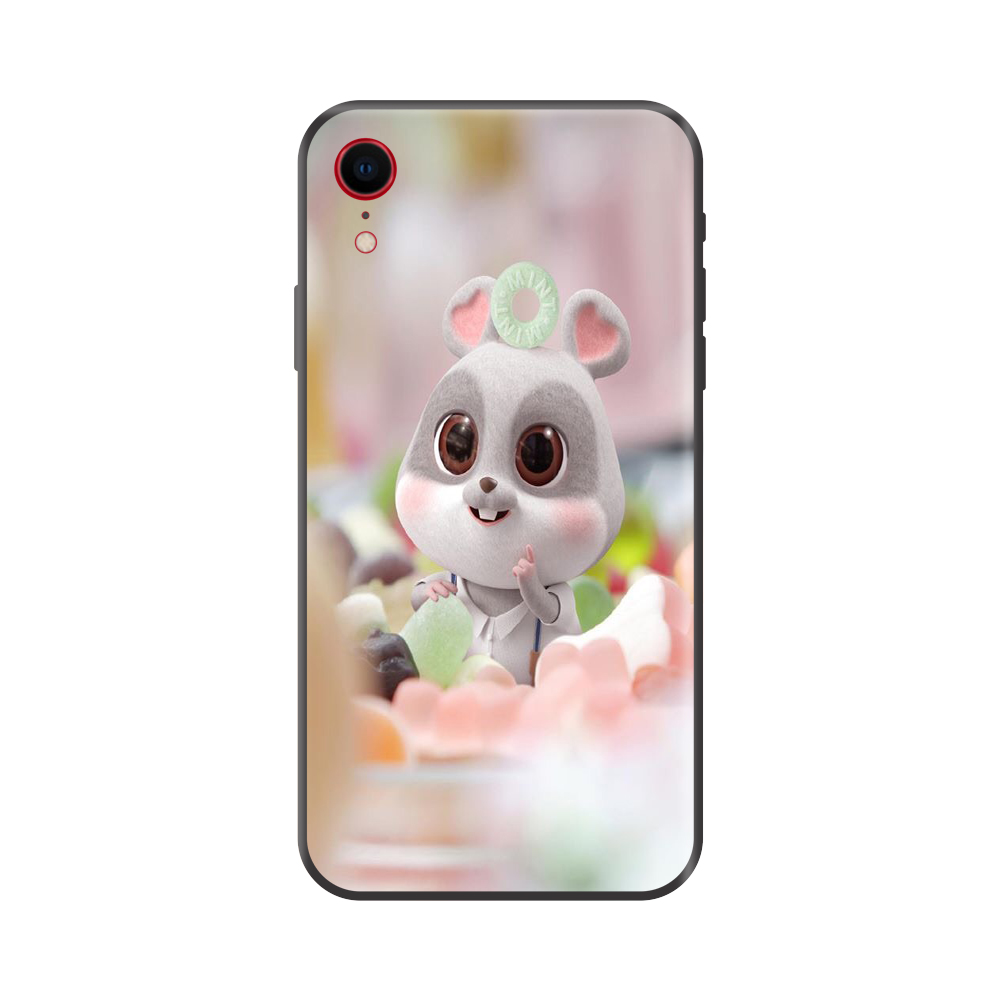 Ốp lưng TPU viền dẻo cho điện thoại IPHONE XR Hình Chuột Tết 2020 Mẫu 07