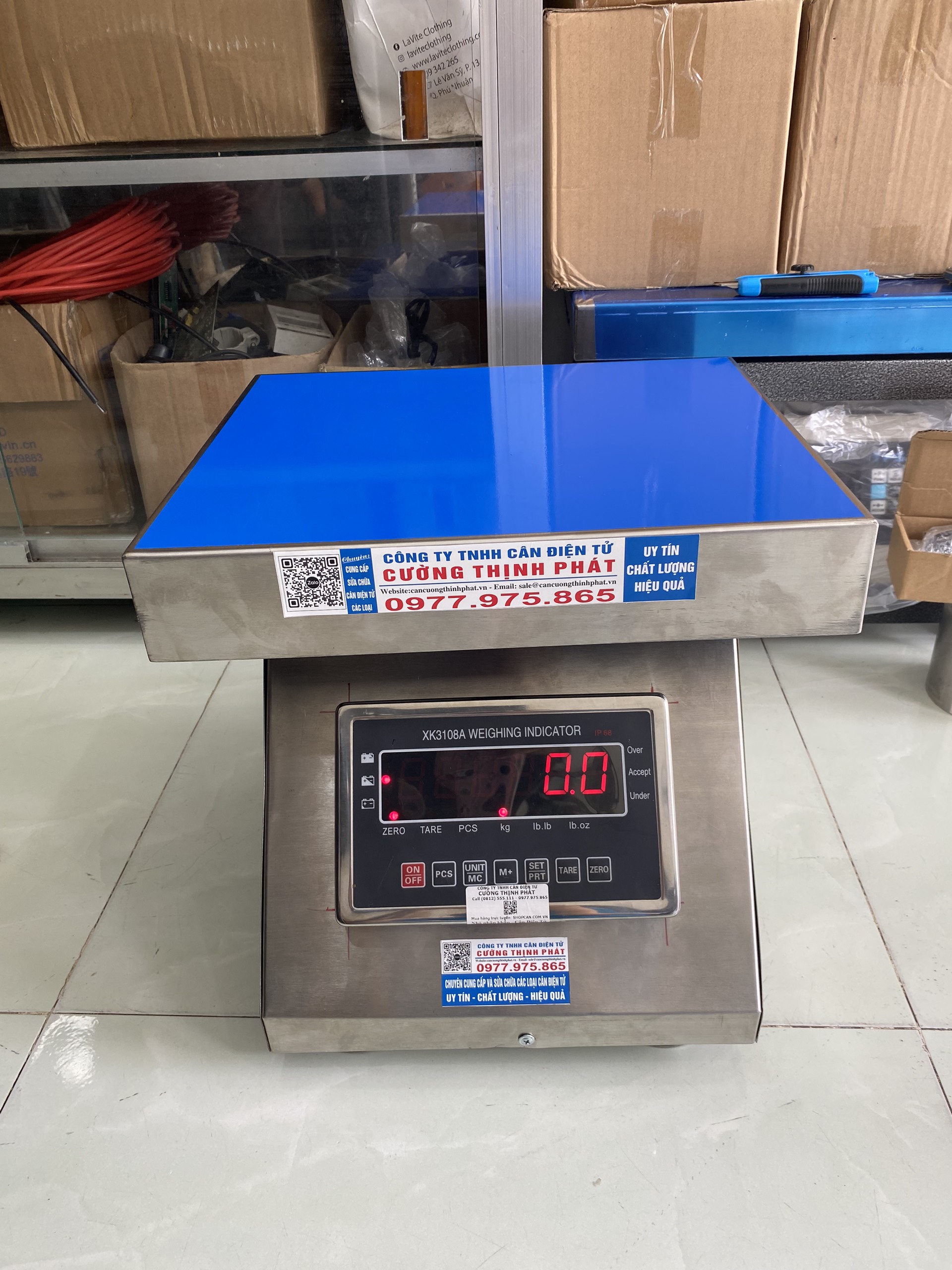 Cân Ghế Ngồi Inox XK3108A Mức Cân 300kg Độ Đọc 0.02kg