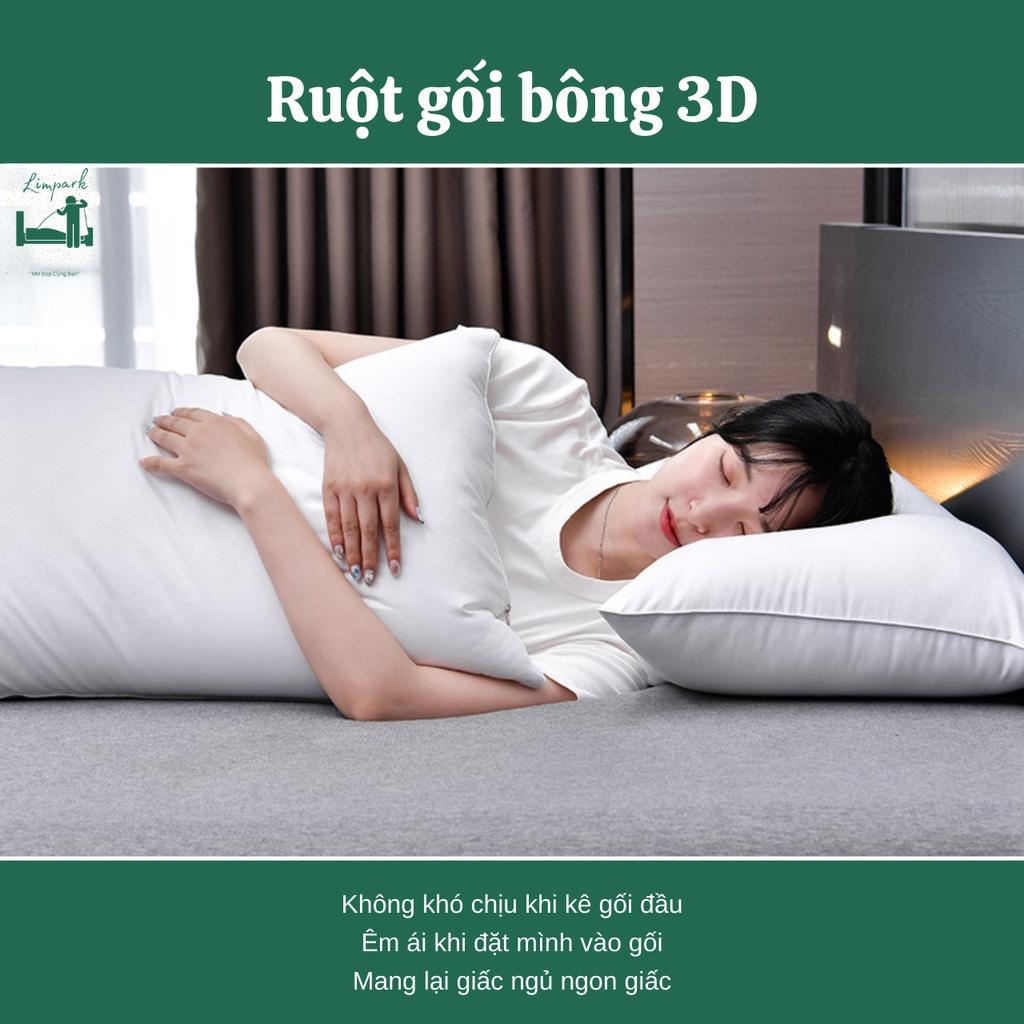 Ruột gối bông 3d-Ruột gối nằm khách sạn cao cấp-đầy đủ Kích Thước và nhận KT theo yêu cầu khách hàng-BẢO HÀNH 1 ĐỔI 1