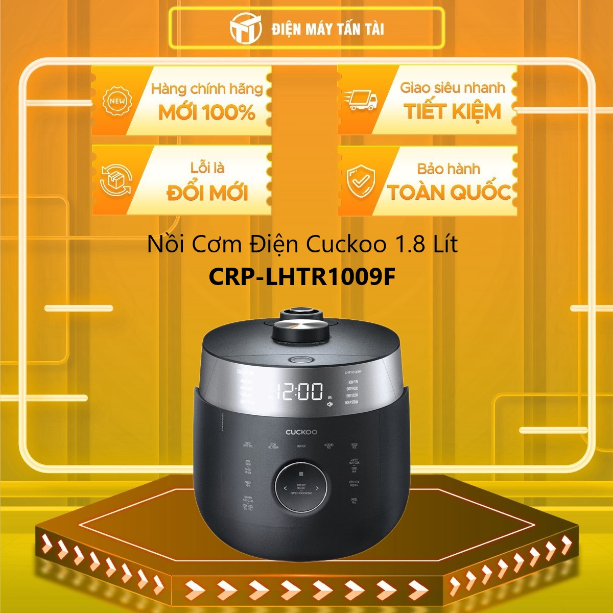 CRP-LHTR1009F - NỒI CƠM ĐIỆN TỬ CAO TẦN CUCKOO CRP-LHTR1009F - Hàng chính hãng