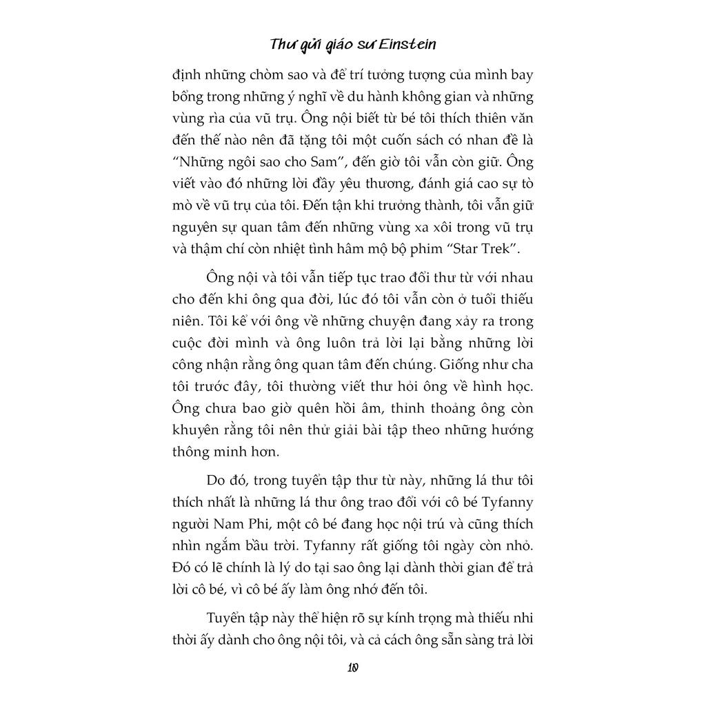 Thư Gửi Giáo Sư Einstein  Nhà sách Tân Việt - Bản Quyền
