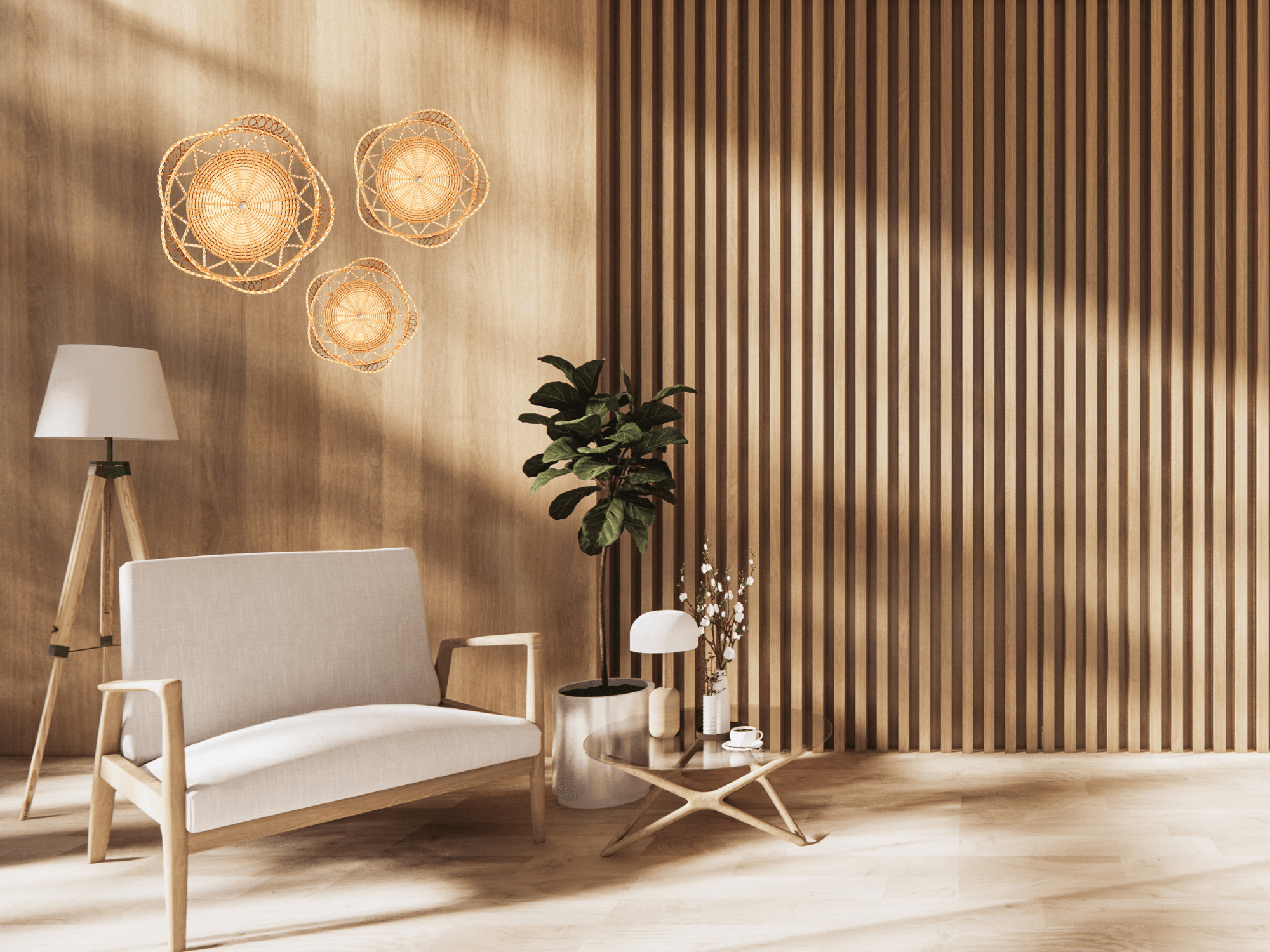 Bộ rổ mây tre đan Harmony 8