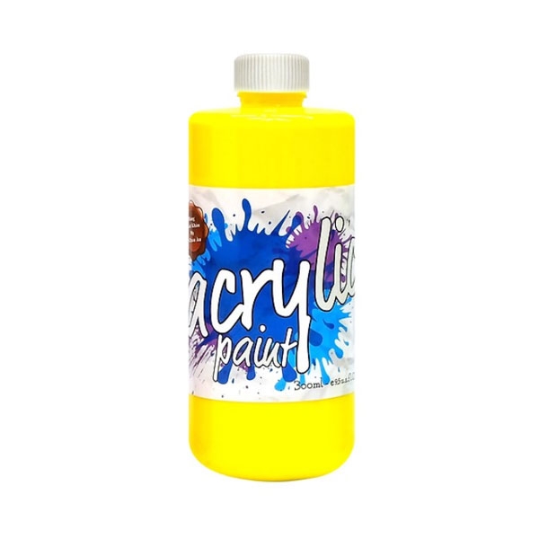 Chai Màu Vẽ Acrylic-300Ml - Màu Vàng