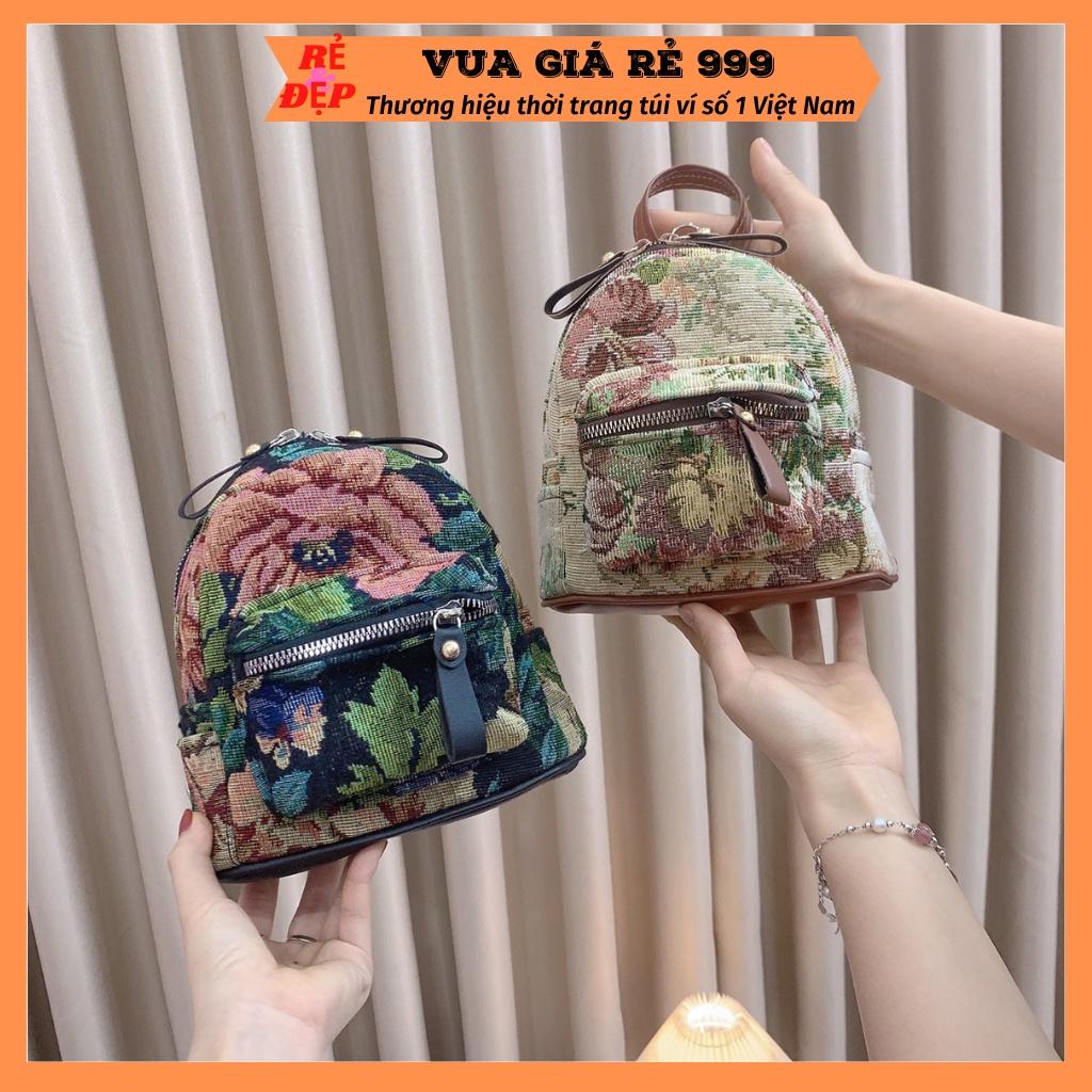 Balo vải dạ mini nữ giá rẻ thời trang du lịch đi học đi chơi phong cách hàn quốc dễ thương BL13