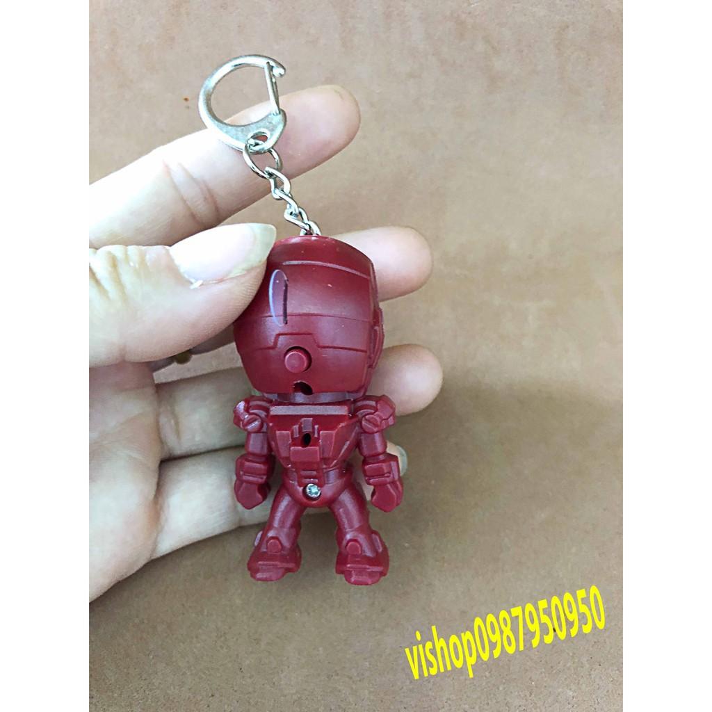 Móc khóa phát sáng iron man mã GFB11 ZB1991