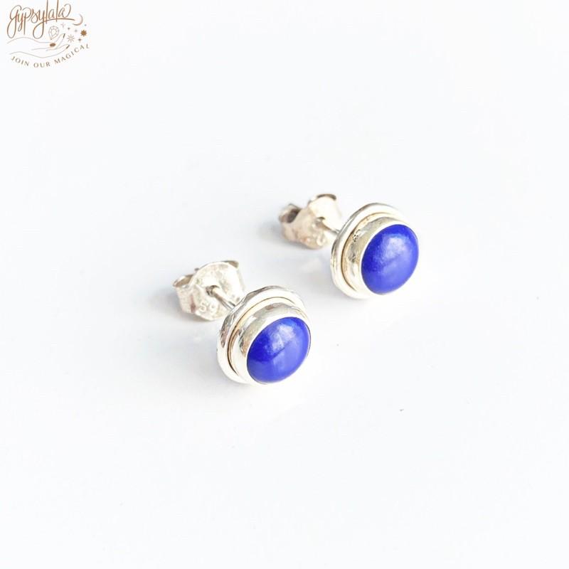 Bông tai nữ đá Lapis Lazuli xanh dương Gypsy.lala