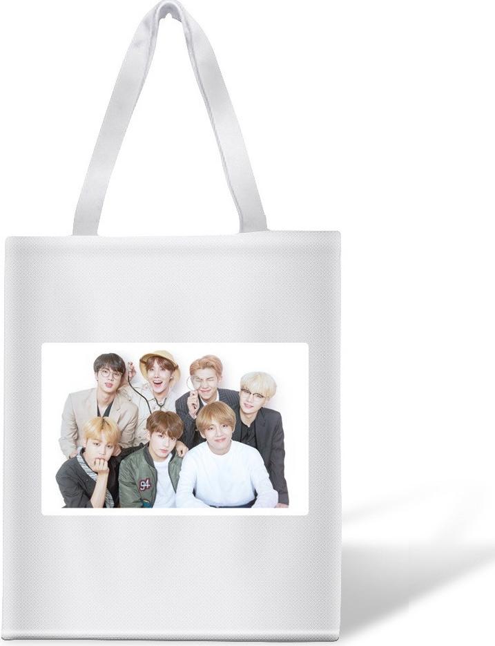 Túi tote BTS in hình nhóm Size 30*35 cm