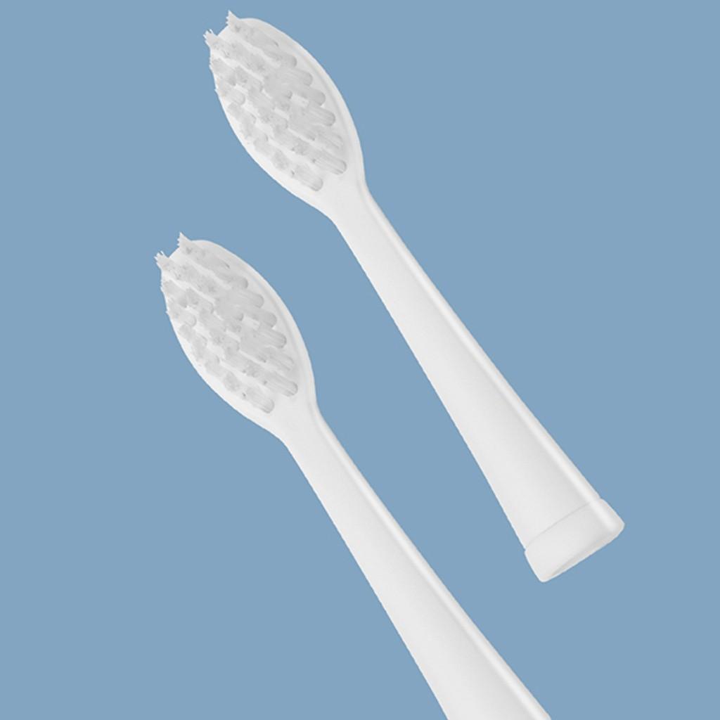 Bộ 2 đầu bàn chải điện Lock&amp;Lock Portable Electric Toothbrush Heads ENR536WHT - Hàng chính hãng sợi lông mềm - Hapos