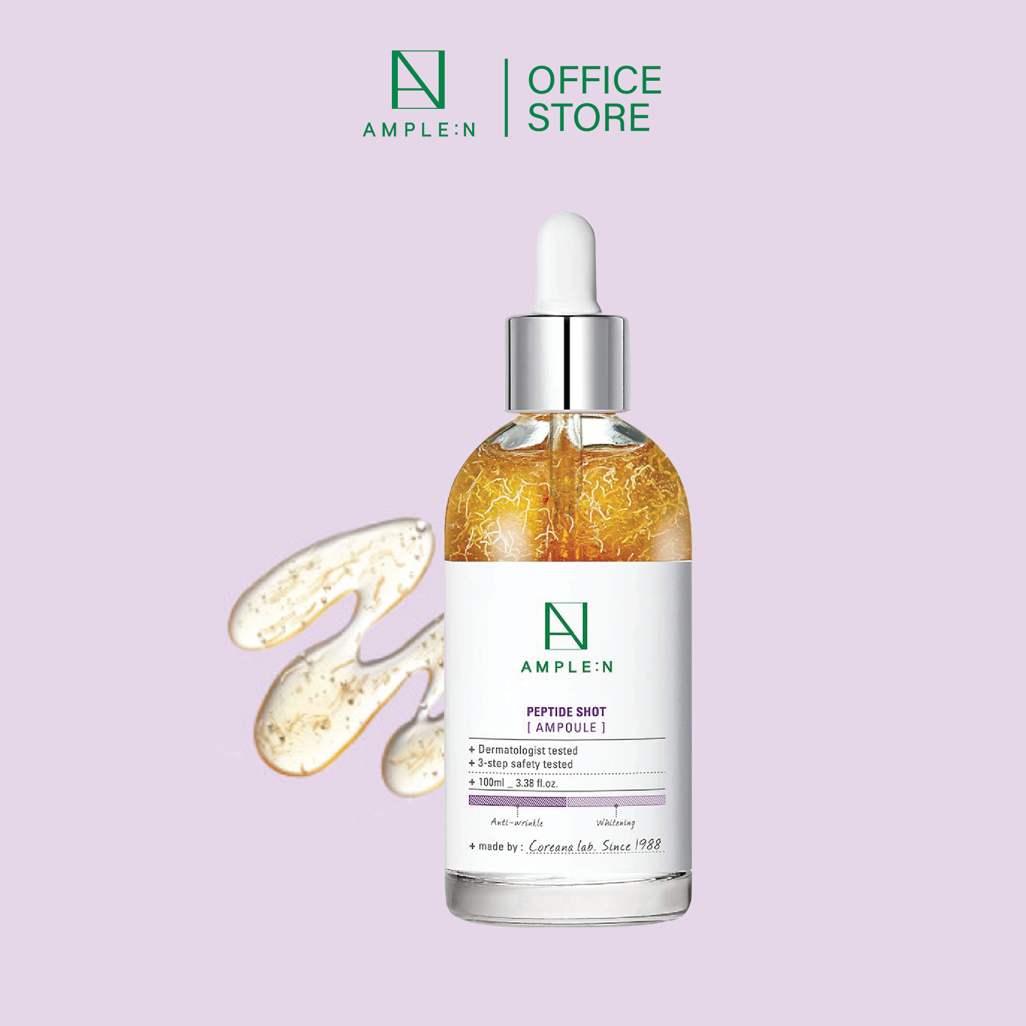 Tinh chất dưỡng trắng chống lão hóa AMPLE:N Peptide Shot Ampoule