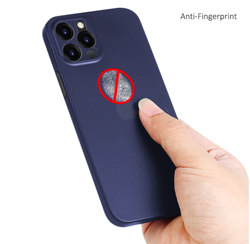 Ốp lưng lụa mỏng dành cho iPhone 12 12 Pro 12 Pro Max bảo vệ camera, siêu mỏng 0.3 mm – Hàng Chính Hãng Memumi – Xanh – iPhone 12 Pro Max