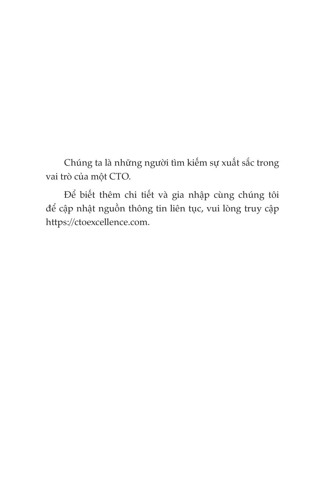 Bản Lĩnh CTO - Kế Hoạch 100 Ngày Trở Thành Giám Đốc Công Nghệ Xuất Sắc