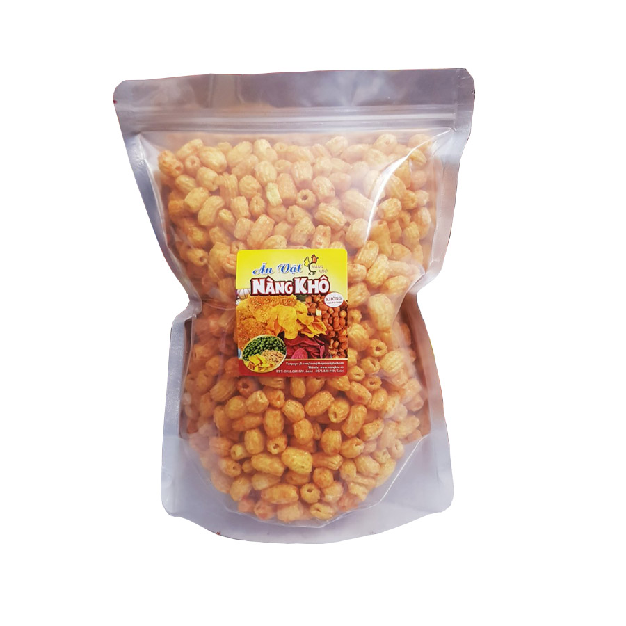 Nui sấy giòn tẩm gia vị thương hiệu Nàng Khô - 500 gram