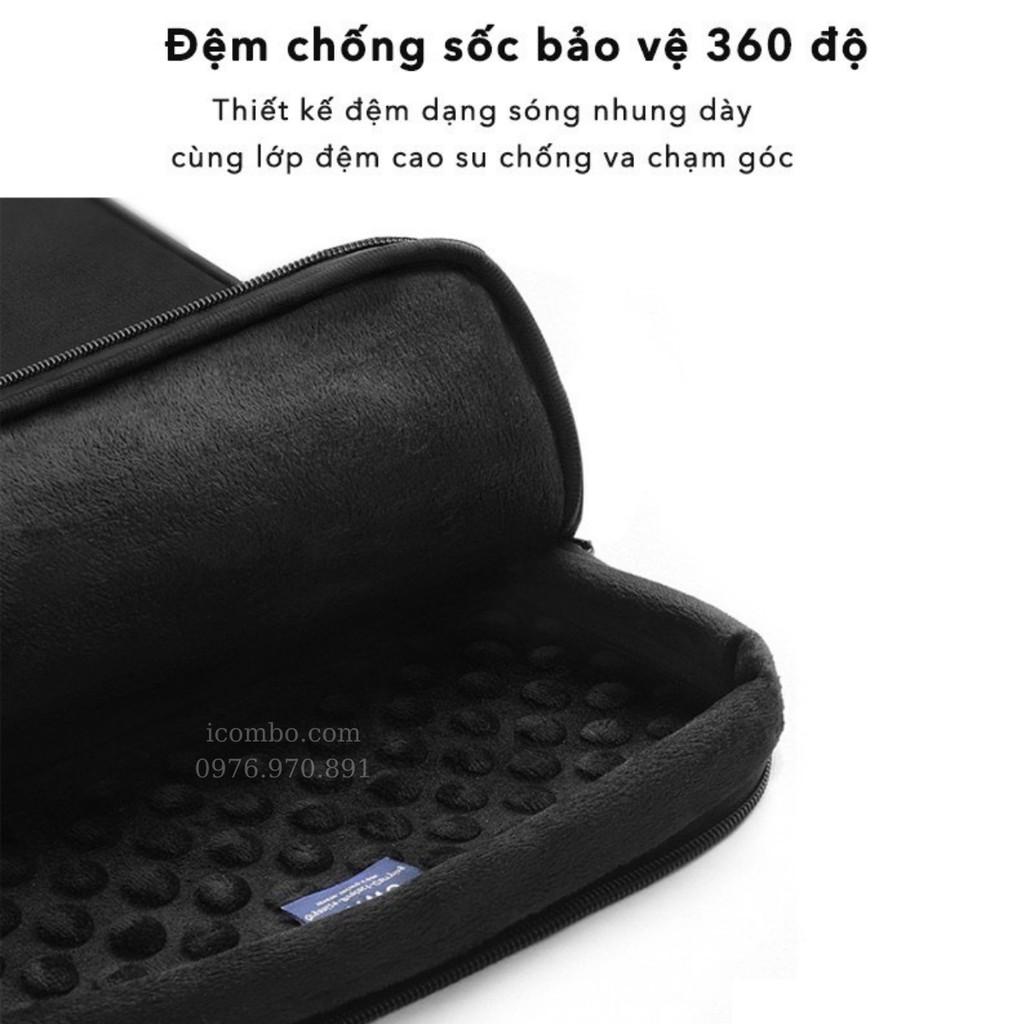 Túi Xách chống sốc Macbook, Laptop 13/14/15/15.6/16inch- Bảo Vệ 360 độ - Wiwu Alpha Double Layer Sleeve-Xách ngang/dọc