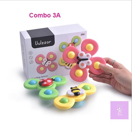 Đồ Chơi Con Quay Dán Tường Spinner Hình Động Vật Nhiều Màu Sắc Đáng Yêu Cho Bé