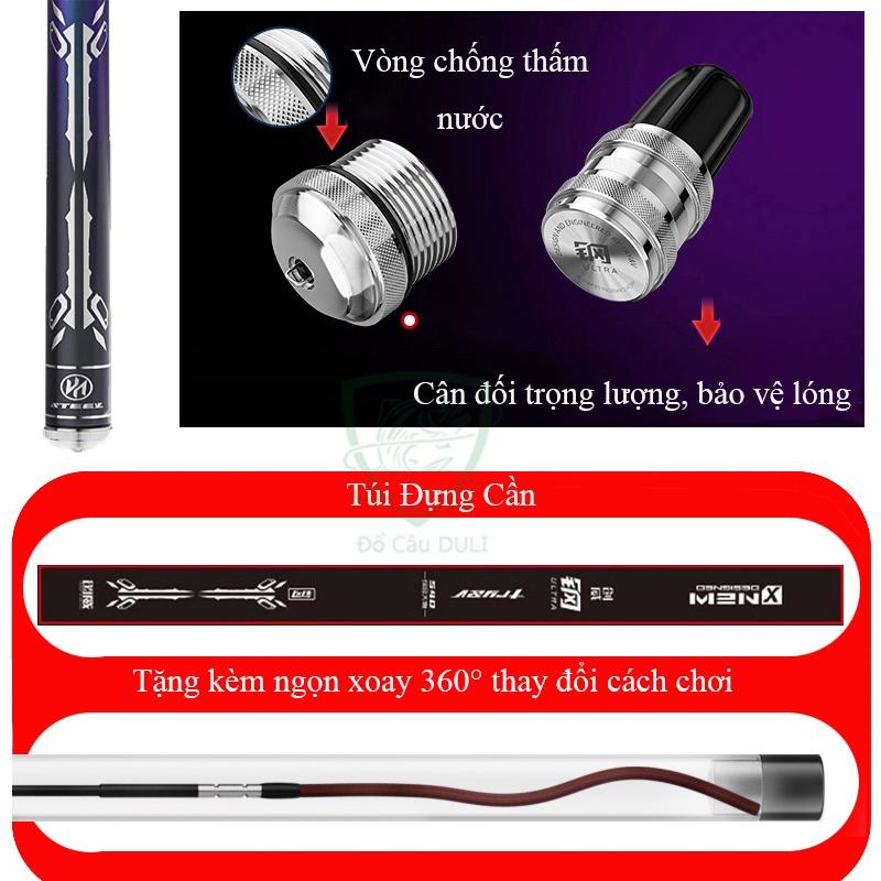 Cần Câu Tay Chuangwei Try&amp;V Đại Thiết Ngư siêu nhẹ, siêu cứng chuyên săn hàng, tải cá lớn cao cấp CC-16