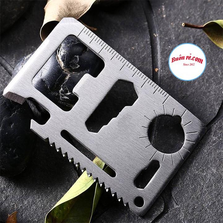 Miếng thép 11 chức năng bỏ ví, đi phượt, đa năng tiện dụng – 01324 Buôn rẻ