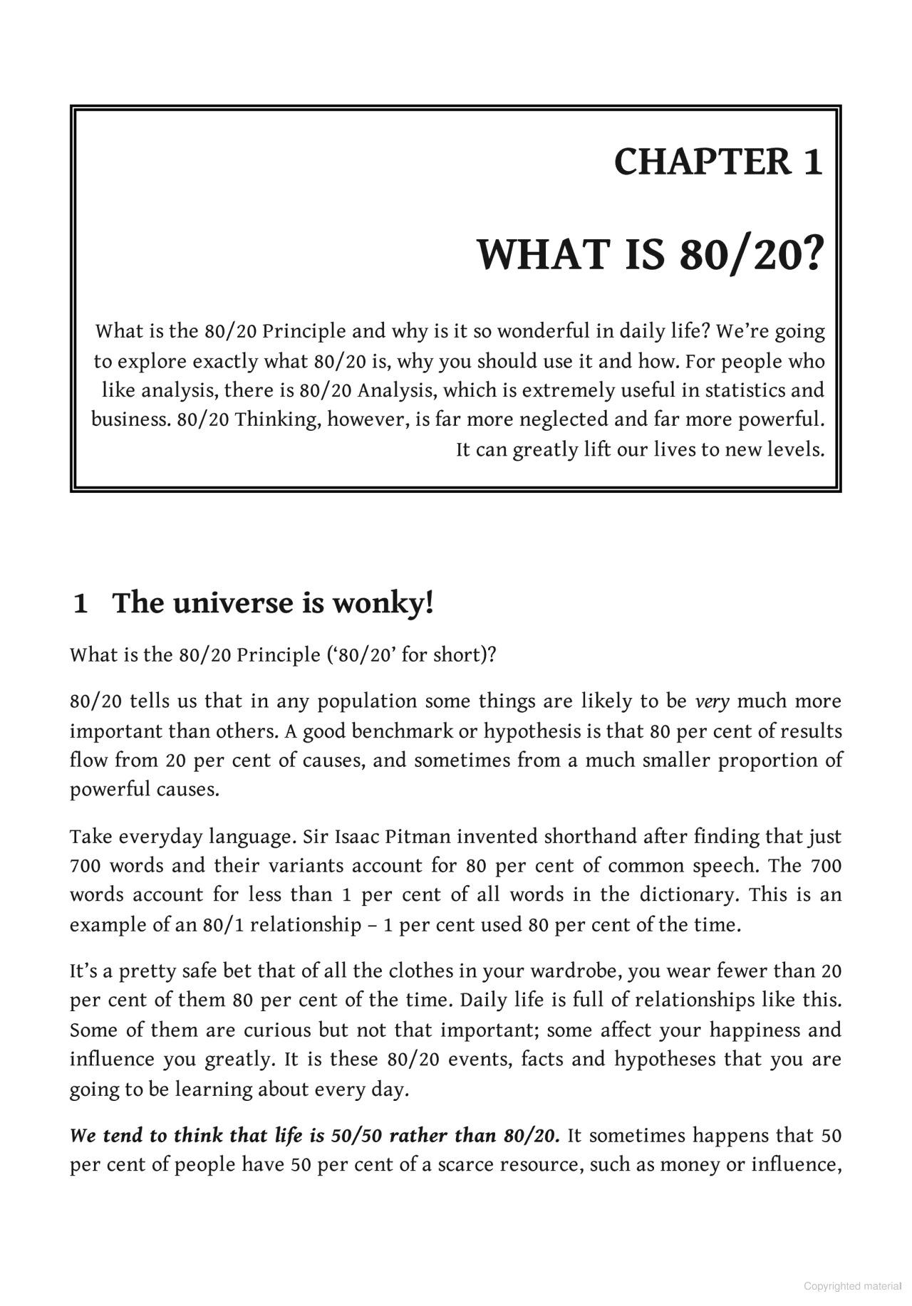 Sách ngoại văn: 80/20 Daily