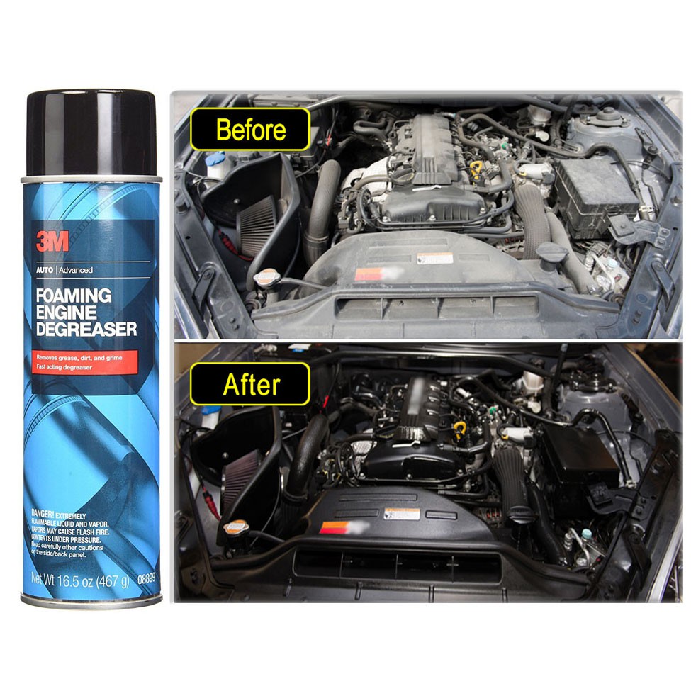 Tẩy rửa dầu mỡ động cơ 3m foaming engine degreaser 08899