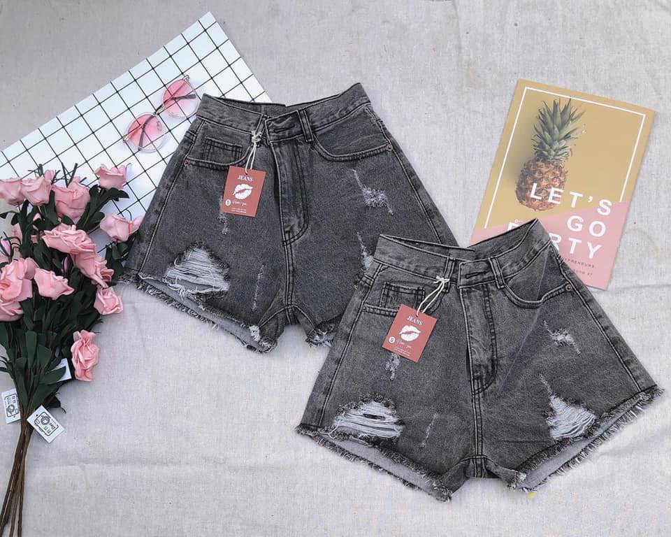 QUẦN SHORT JEAN NỮ RÁCH - GV3112