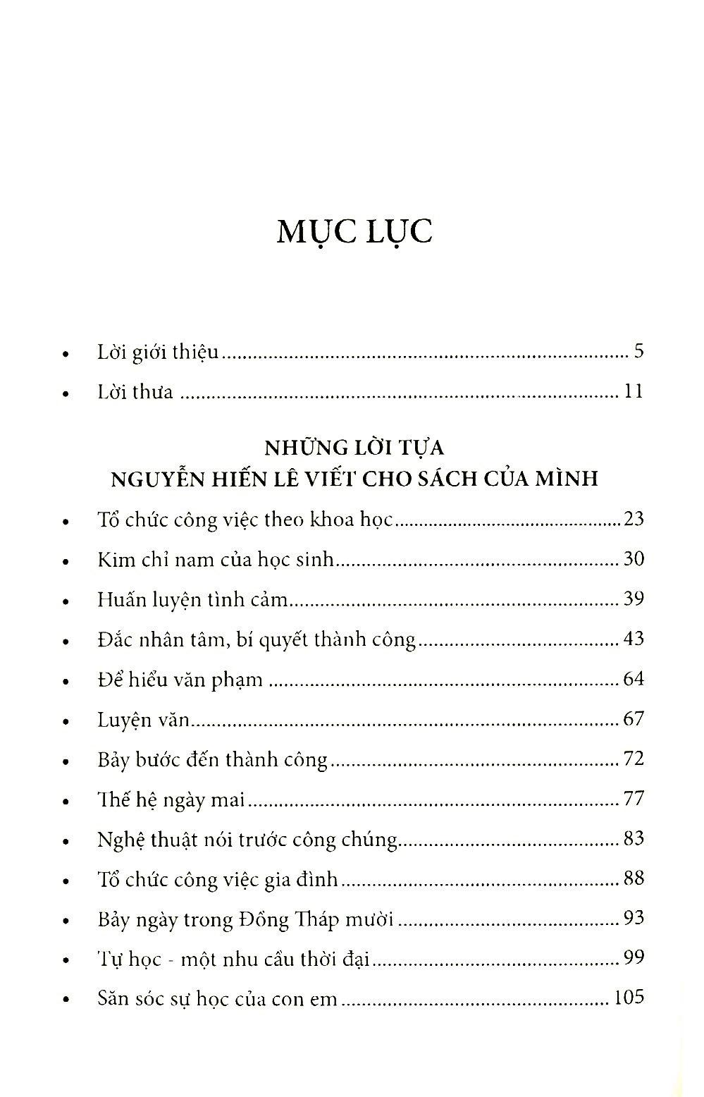 Sách Nguyễn Hiến Lê - Những Lời Tựa Và Bài Giới Thiệu