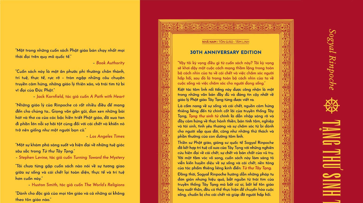 Sách - Tạng thư sinh tử: The tibetan book of living anh dying (Sogyal Rinpoche) (Nhã Nam Official)