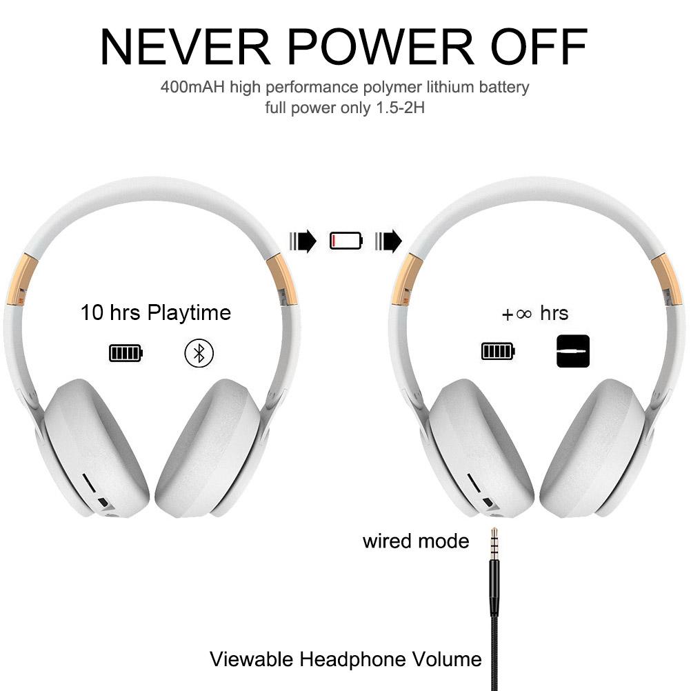 T7 Bluetooth Tai Nghe Không Dây Tai Nghe Có Thể Gập Lại Stereo Điều Chỉnh Tai Nghe Nhét Tai Có Mic Dành Cho Điện Thoại Xiaomi Huawei Pc TV