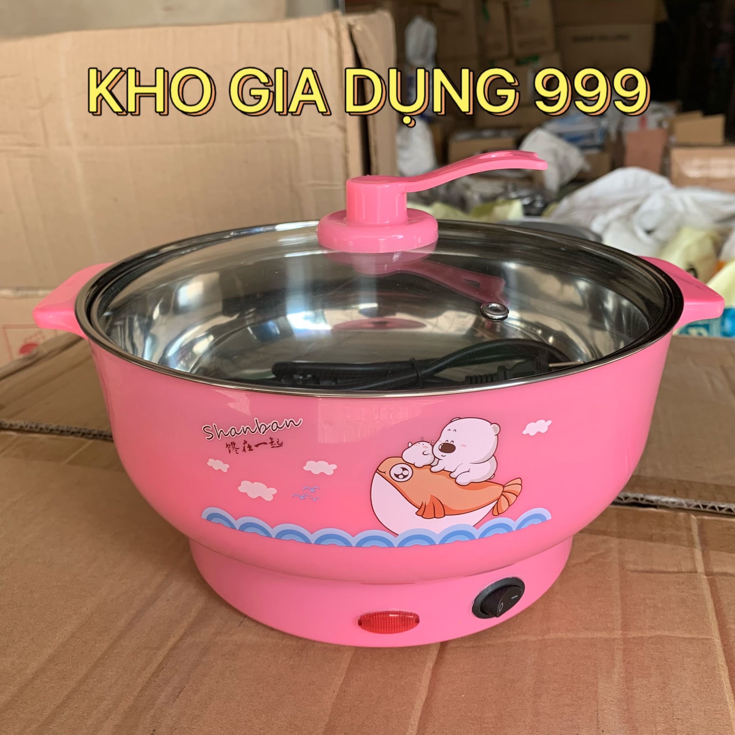 NỒI LẨU ĐIỆN 24CM ĐA NĂNG (Hầm, Ninh, Lẩu, Luộc,... đều được)