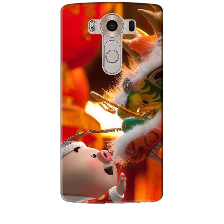 Ốp lưng dành cho điện thoại LG V10 Heo Múa Lân