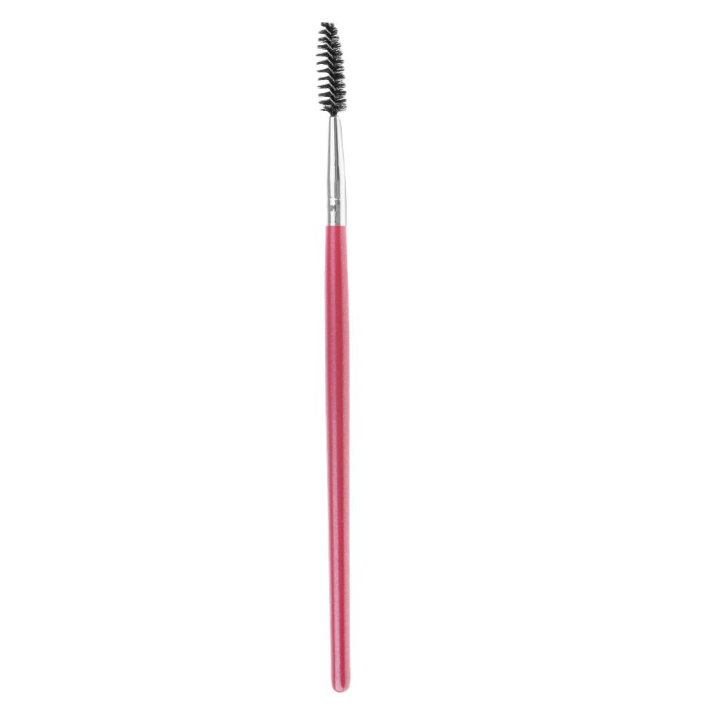 Nylon Mascara Wands Wood Handle Makeup Eyelash Extension Brush
