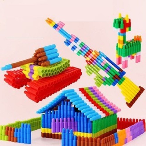 Đồ chơi ráp hình lắp ghép tai thỏ lego cho bé. Màu ngẫu nhiên