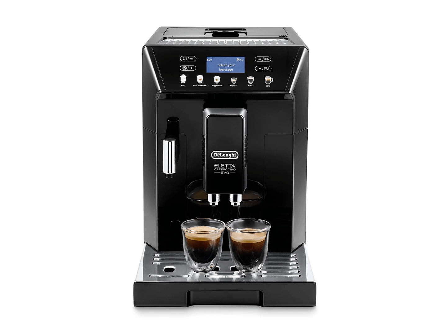 Máy pha cafe Delonghi ECAM46.860.B - Cảm ứng 1 chạm cho từng chế độ - Hệ thống kiểm soát nhiệt độ - Hàng chính hãng