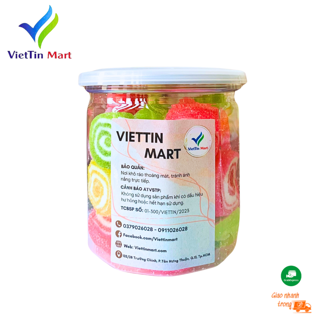 Kẹo Dẻo Xoắn Hương Trái Cây VietTin Mart