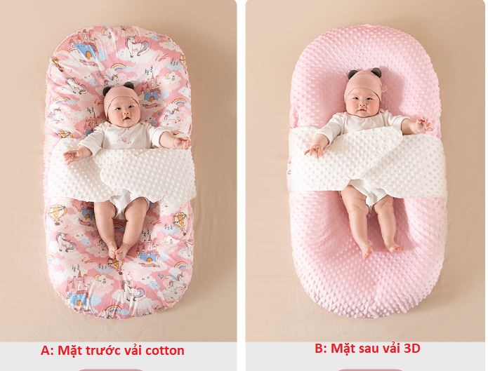 Nôi, nệm cho bé sơ sinh, đệm ngủ cho bé sơ sinh êm ái cao cấp 0 đến 18 tháng