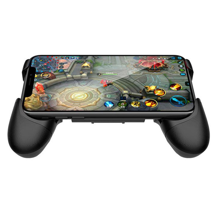 Tay cầm chơi game điện thoại kiêm giá đỡ smartphone nhiều kích thước hỗ trợ chống rung, chống trơn trượt.