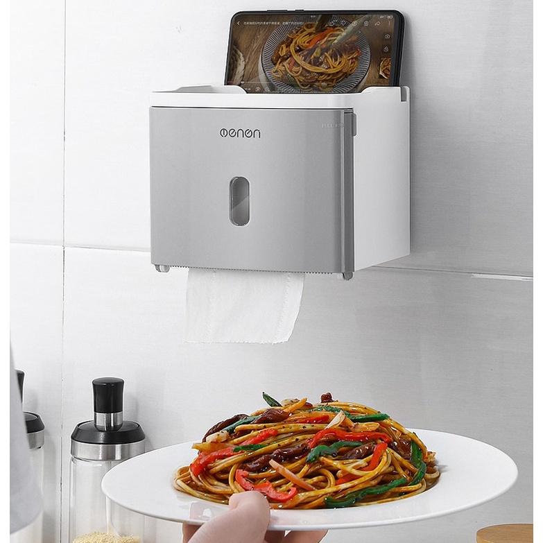 Hộp Giấy Vệ Sinh Đa Năng Dán Tường, Hộp Đựng Khăn Giấy Cao Cấp